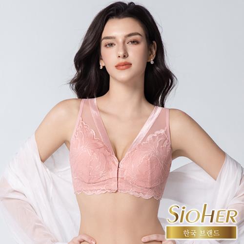 金SiOHER韓國頂奢前扣蠶絲美胸衣