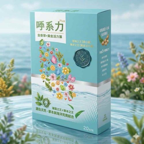(買4送1)【晶璽健康】呼系力 金香草精萃 (20粒/盒)