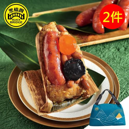 現+預 【黑橋牌】黑豬香腸粽禮盒(8入/盒) ,此為2盒組- 蘋果日報評比創意粽NO.1