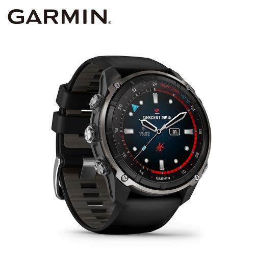 【GARMIN】Descent MK3i GPS 潛水電腦錶-51mm 鈦銀色
