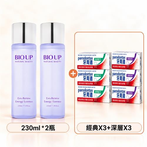 【全效呵護】牙周適 牙齦護理牙膏+BIOUP 泌妍煥活能量青春露組