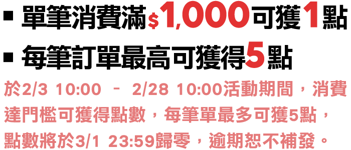 集點規則