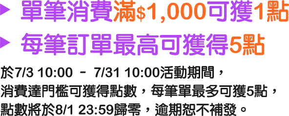 集點規則