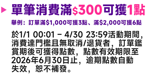 集點規則