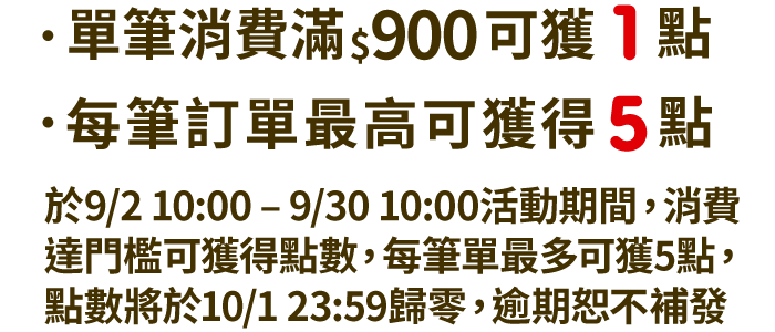 集點規則