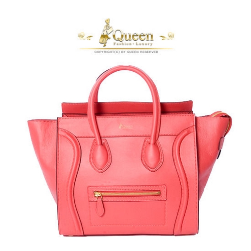 【Queen】時尚奢華粉紅大微笑包