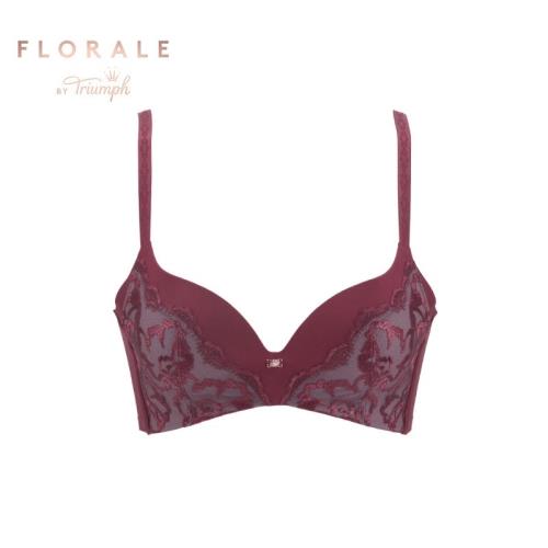 黛安芬Florale醇靜賽蓮無鋼圈蕾絲內衣夏薄款女11-1710