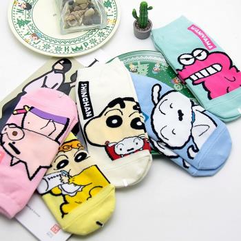 蠟筆小新女韓國可愛卡通日系襪子