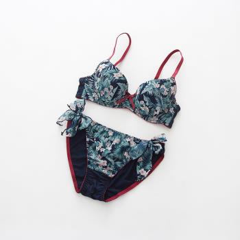 日本女士性感聚攏型文胸套裝內衣