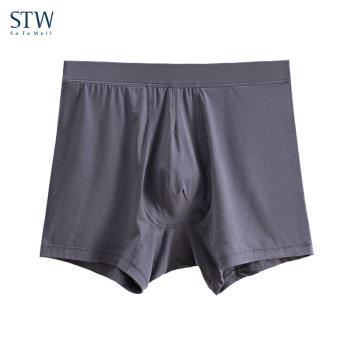 STW棉質中腰寬松運動男士內褲