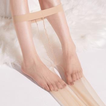 超薄一線襠珠光性感腳尖透明絲襪