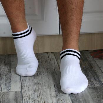 男士日系舒適2道吸濕排汗船襪
