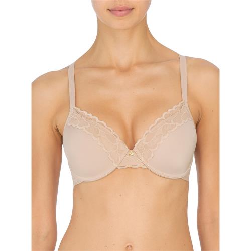 N美奢夏季光面大碼無痕薄款文胸大胸顯小縮胸有鋼圈承托定型側收