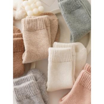 襪子女冬天加厚保暖刷毛韓國襪子