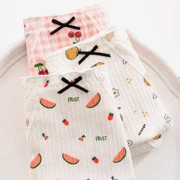 日系可愛水果白色單條一裝內褲