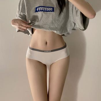 日系棉質簡約運動風學生女士內褲