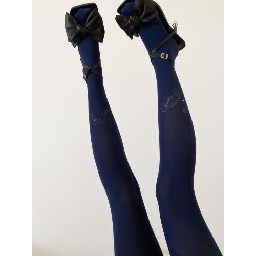 超美奢華絲襪高級感女神氣質水鉆蝴蝶鏤空打底襪子連褲襪女春秋