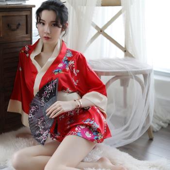 性感睡裙可愛俏皮日系和服女士睡衣睡袍角色誘惑純欲情調制服套裝