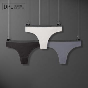 DPL性感黑色中低腰運動丁字褲