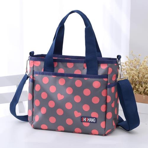 2022新款斜挎包媽媽包中年女包休閑百搭單肩手提包加厚牛津布包包