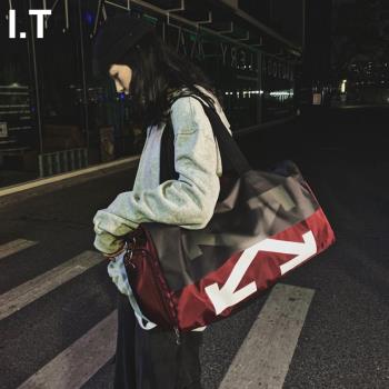 香港韓版短途出差手提袋旅行包