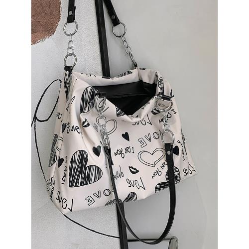 網紅托特包包2025新款春夏百搭時尚爆款單肩包女大容量小眾通勤包