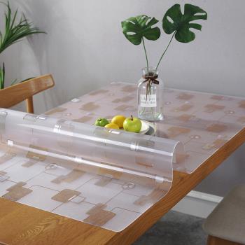 軟玻璃pvc桌布防水防油免洗塑料透明茶幾墊餐桌墊水晶板膠墊臺布