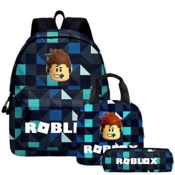 2022新款Roblox書包筆袋餐包套裝羅布樂思小學生初中生揹包大容量