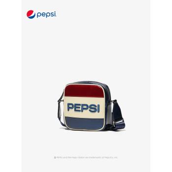 美國潮牌Pepsi百事可樂女包小方包2022新款潮斜挎包百搭單肩包包
