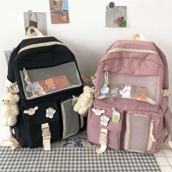Schoolbag for women high school large capacity junior hig