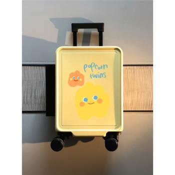 可愛小型輕便拉桿日系兒童行李箱