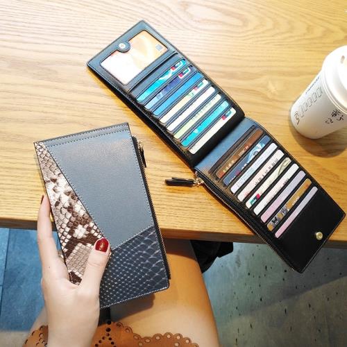 卡包女多卡位小巧錢包一體大容量精致高檔防消磁網紅多功能放卡的