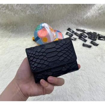 新貨按扣安全3折小皮夾女士錢包