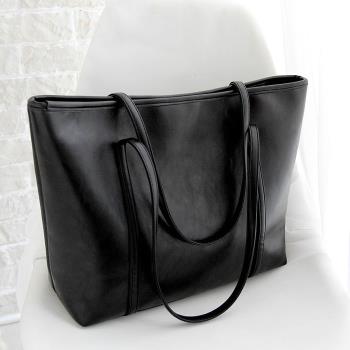 2022新款韓版復古潮女包購物袋簡約托特大包包手提包單肩包