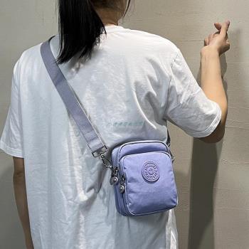 日本百搭夏季牛津帆布散步手機包