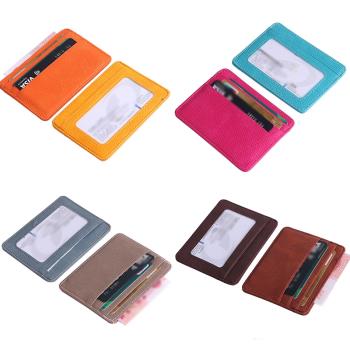 Ultra-thin Card Holder Mini Wallet Driver License Cover Fash
