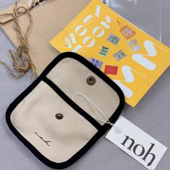 韓國onemore bag handmade法式短款小錢包卡包化妝包小物件收納包