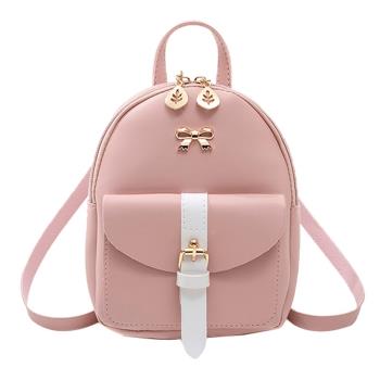 ful Bagpack Small School Bags for Girls Bow-knot Leaf Hollow