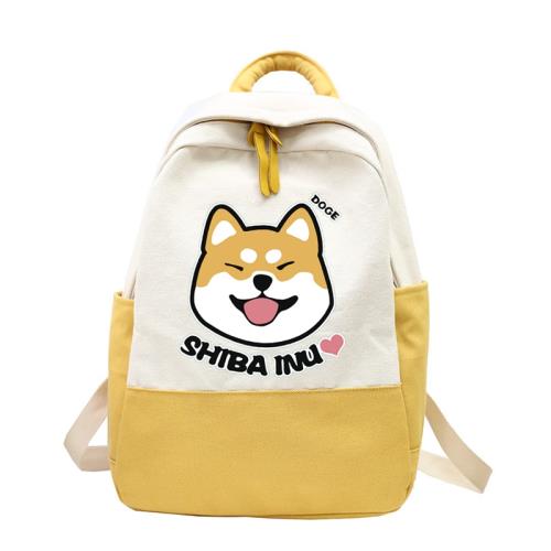 旅行柴犬雙肩包時尚百搭神煩狗