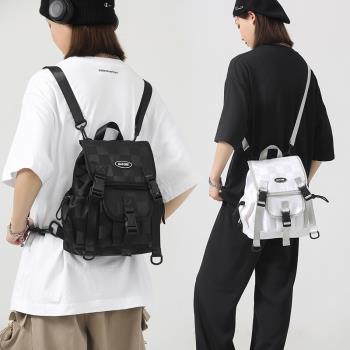 小書包女休閑運動迷你雙肩包輕便小巧揹包多功能單肩小包包斜挎包
