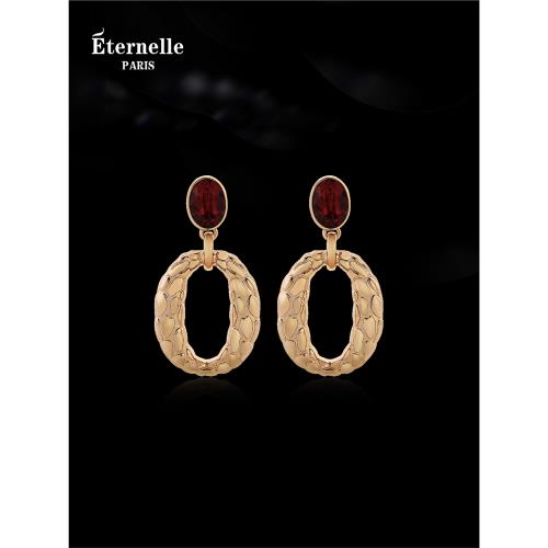 法國Eternelle原創設計新年紅耳飾2025年新款潮輕奢小眾氣質耳環