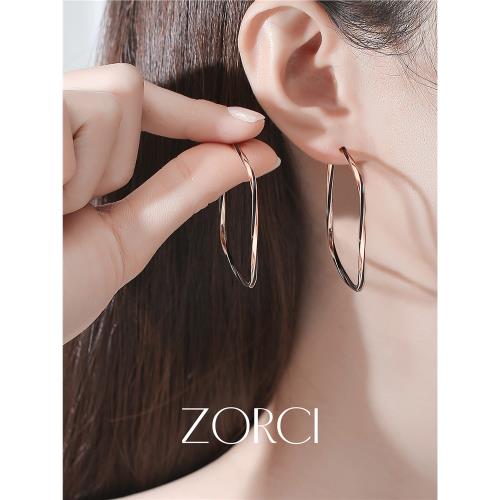 幾何方形純銀耳飾女2025新款爆款高級感耳墜耳釘時尚獨特輕奢耳環