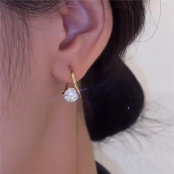 韓國設計感小眾精致鋯石網紅耳扣