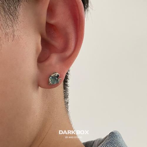 DARKBOX 單只出售 純銀耳釘原創設計