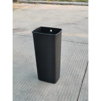 塑膠垃圾桶內膽戶外桶垃圾箱商用加厚方形黑色煙灰桶酒店桶大內桶