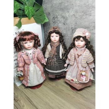 出口歐洲美國陶瓷娃娃創意家里家居臥室客廳辦公室生日七夕情人節