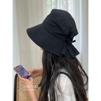 隨性輕薄透氣棉日式女夏季漁夫帽