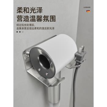 免打孔吹風機架304不銹鋼 浴室壁掛電吹風支架衛生間風筒收納架子
