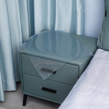 pvc床頭柜墊子軟玻璃透明桌布防水防燙桌墊正方形墊布蓋布蓋墊