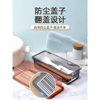 筷子盒廚房家用瀝水防潮筷子筒收納盒帶蓋餐具勺子置物架筷子籠